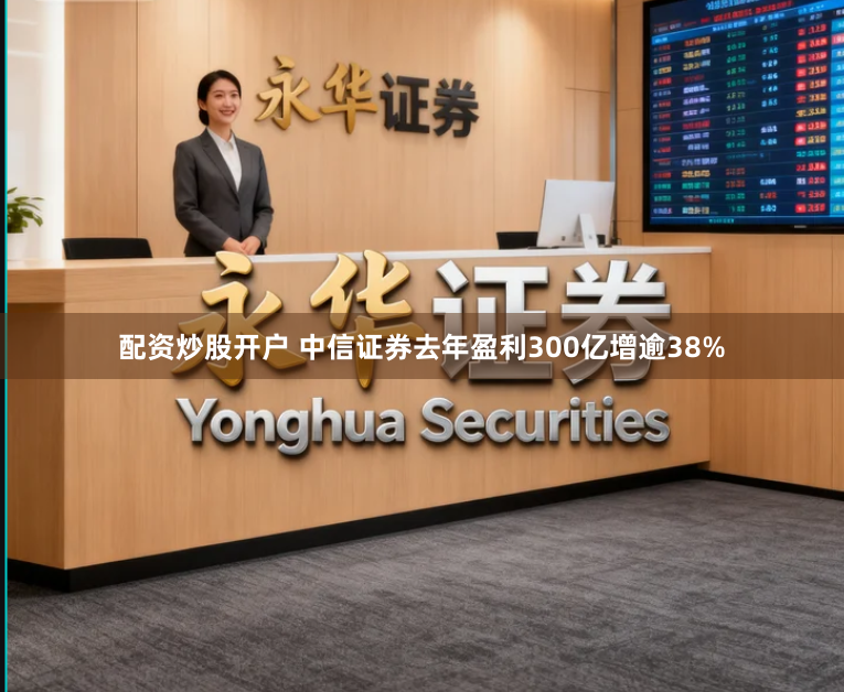 配资炒股开户 中信证券去年盈利300亿增逾38%